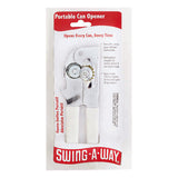 Swing-A-Way White Steel Manual Portable Can Opener