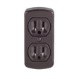 Leviton 15 amps 125 V Duplex Brown Outlet 5-15R 1 pk