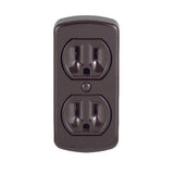 Leviton 15 amps 125 V Duplex Brown Outlet 5-15R 1 pk