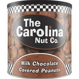 Carolina Nut Co. Chocolate Covered Peanuts 10 oz Can, Pack of 6