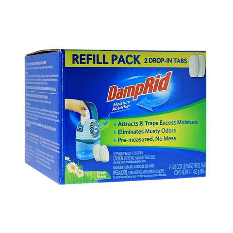 DampRid Fresh Scent Moisture Absorber 2 pk Solid, Pack of 4