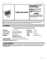 DAP 18745 Spackling, Latex, Oil Base, White, 16 fl-oz Tub