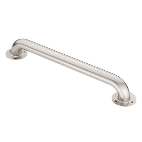 Moen LR7524 Grab Bar, 24 in L, 3 in W, 24 in L Bar, 300 lb, Stainless Steel, Screw