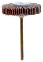 Dremel 505 Flap Wheel, 3/16 in Dia, 3/8 in Thick, 1/8 in Arbor, 120 Grit, Emery Cloth Abrasive