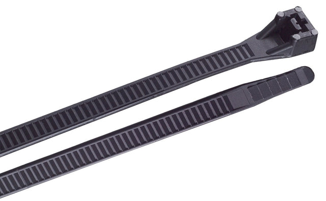 Gardner Bender 45-524UVBSP Cable Tie, 6/6 Nylon, Black, 24 in L