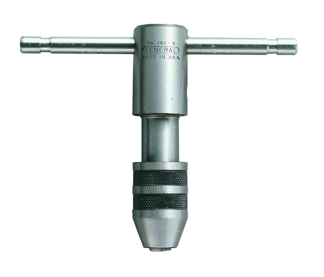 General 160R Tap Wrench, 2-3/4 in L, Steel, T-Shaped Handle