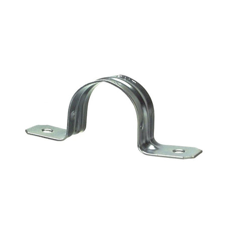 Halex 61240B Conduit Strap, 4 in, 8 in L, Steel, Zinc-Plated