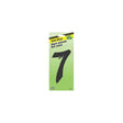 Hy-Ko BK-40/7 House Number, Character: 7, 4 in H Character, Black Character, Zinc, Pack of 5