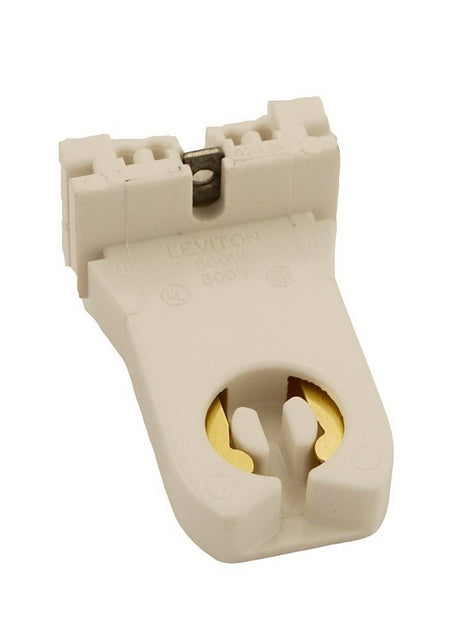 Leviton 13357-N Lamp Holder, 600 V, 660 W, Urea Housing Material, White