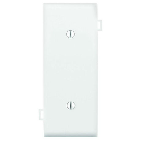 Leviton 905-PSC14-00W Wallplate, 1 -Gang, Thermoplastic Nylon, White, Strap Mounting