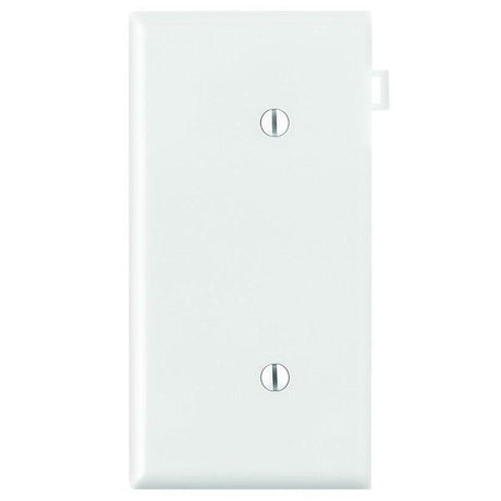 Leviton 905-PSE14-00W Wallplate, 1 -Gang, Thermoplastic Nylon, White, Strap Mounting