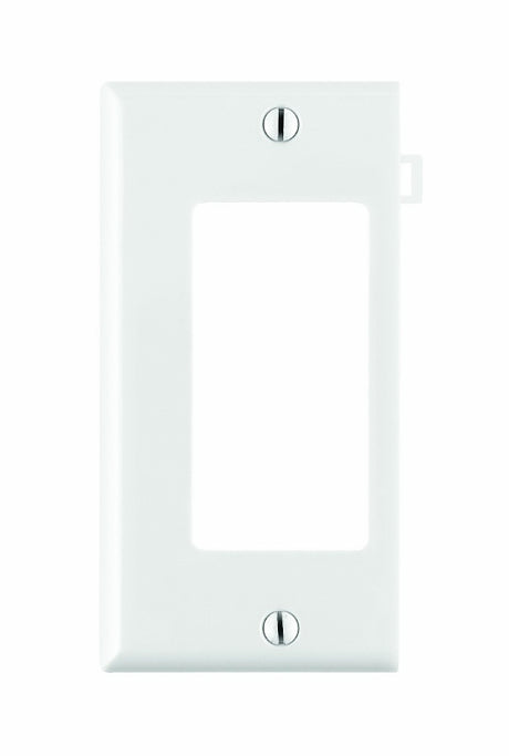 Leviton 924-PSE26-00I Wallplate, 1 -Gang, Thermoplastic Nylon, Ivory