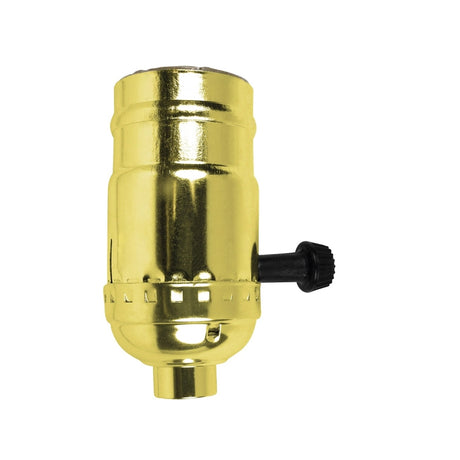 Leviton C20-7090-PG Lamp Holder, 250 V, 250 W, Phenolic Housing Material, Brass