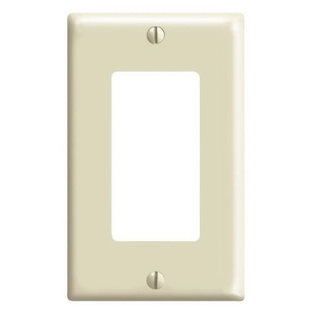 Leviton 80401-M25-IMP Wallplate Pack, 4-1/2 in L, 2-3/4 in W, 1-Gang, Plastic, Ivory