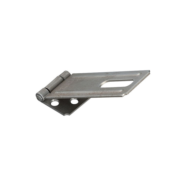 National Hardware V30 Series N102-764 Safety Hasp, 4-1/2 in L, 1-1/2 in W, Galvanized Steel, 0.44 in Dia Shackle