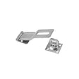 National Hardware V32 Series N103-069 Safety Hasp, 4-1/2 in L, 1-1/2 in W, Galvanized Steel, 0.41 in Dia Shackle