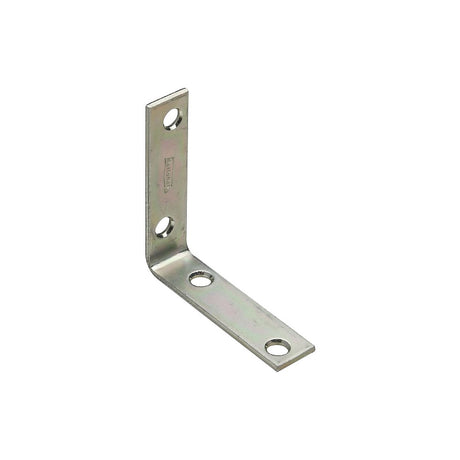 National Hardware V115 Series N113-233 Corner Brace, 2-1/2 in L, 5/8 in W, 2-1/2 in H, Steel, Zinc, 0.1 Thick Material