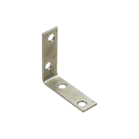 National Hardware V115 Series N113-308 Corner Brace, 2 in L, 5/8 in W, 2 in H, Steel, Zinc, 0.08 Thick Material