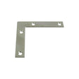 National Hardware V117 Series N114-025 Corner Brace, 3-1/2 in L, 5/8 in W, 3-1/2 in H, Steel, Zinc, 0.07 Thick Material