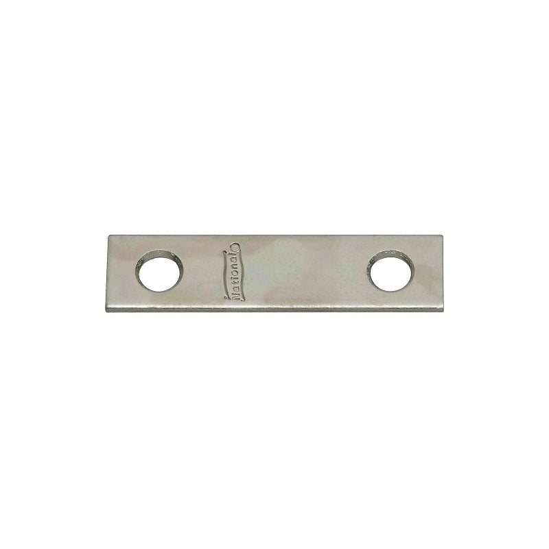 National Hardware N114-314 Mending Brace, 2 in L, 1/2 in W, 0.07 in Gauge, Steel, Zinc, Screw Mounting