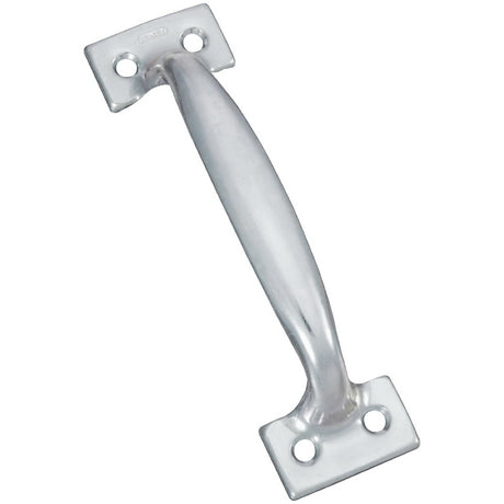 National Hardware N116-715 Door Pull, 1-3/4 in W, 1.62 in D, 6-1/2 in H, Steel, Zinc