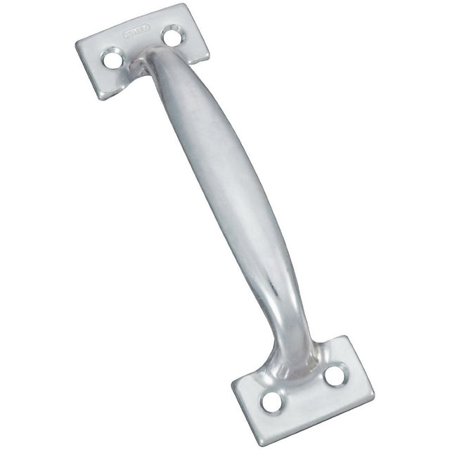 National Hardware N116-715 Door Pull, 1-3/4 in W, 1.62 in D, 6-1/2 in H, Steel, Zinc