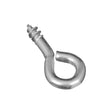 National Hardware N118-323 Screw Eye, #214-1/2, 0.08 in Dia Wire, 0.19 in L Thread, 0.62 in OAL, 10 lb Working Load