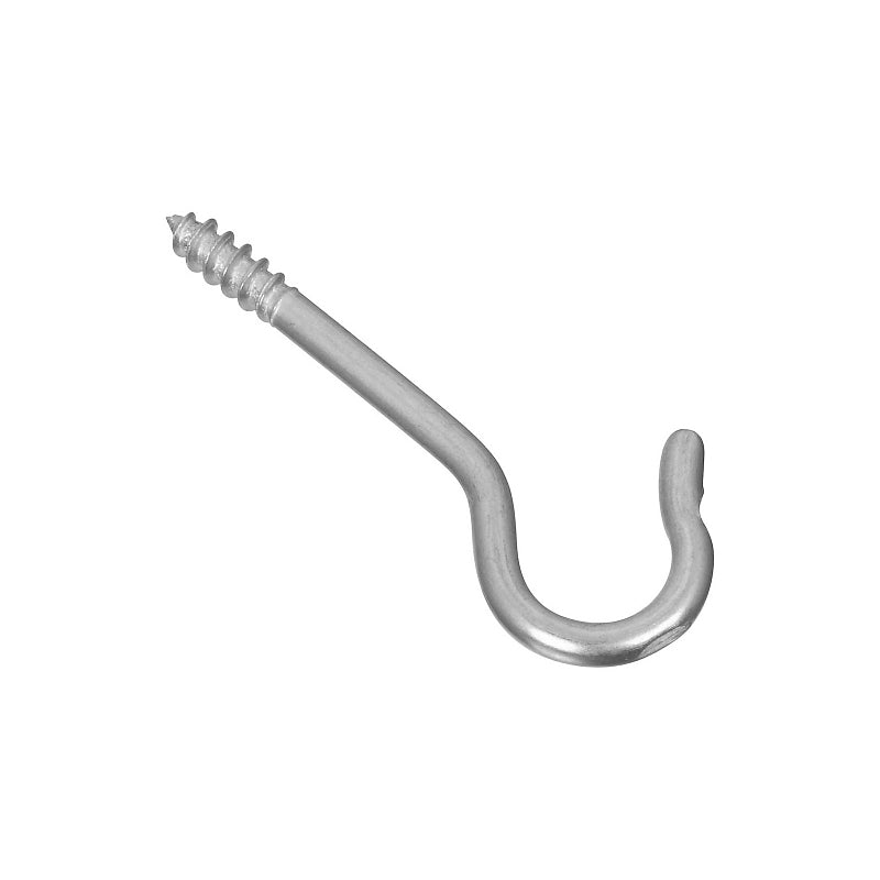 National Hardware V2040 N120-659 Ceiling Hook, 10 lb Working Load, #12, Steel, Zinc