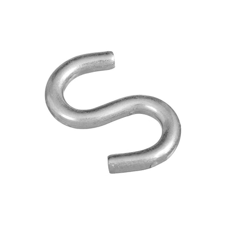 National Hardware N121-665 S-Hook, 2 in, 125 lb Working Load, 0.262 in Dia Wire, Steel, Zinc