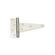 National Hardware N129-171 T-Hinge, 4-1/4 in W Frame Leaf, 1.565 in H Frame Leaf, Steel, Zinc, Tight Pin, 23 lb