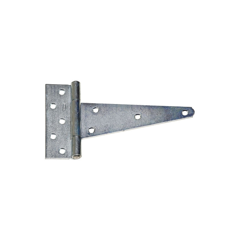 National Hardware N129-221 T-Hinge, 5-1/2 in W Frame Leaf, 1.993 in H Frame Leaf, Steel, Zinc, Tight Pin, 48 lb