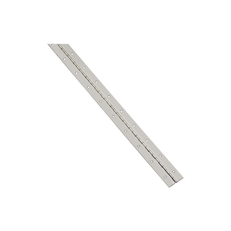 National Hardware V570 Series N148-221 Hinge, Nickel, 1-1/16 in W, Continuous Hinge