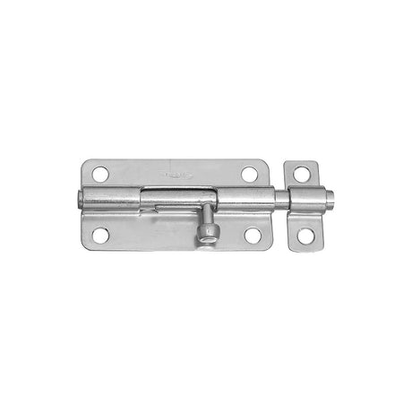 National Hardware N151-654 Barrel Bolt, 0.32 in Dia Bolt Head, 4 in L Bolt, Steel, Zinc