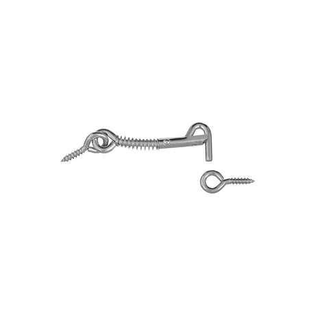 National Hardware V2002 Series N170-746 Hook and Eye, Steel, Zinc