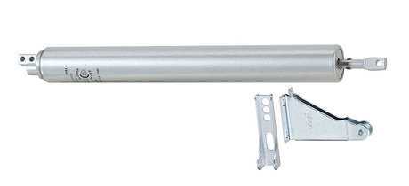 National Hardware V1333 Series N181-602 Door Closer, 5/16 in Dia Rod, 11-1/4 in L, Steel, Aluminum, 90 deg Opening