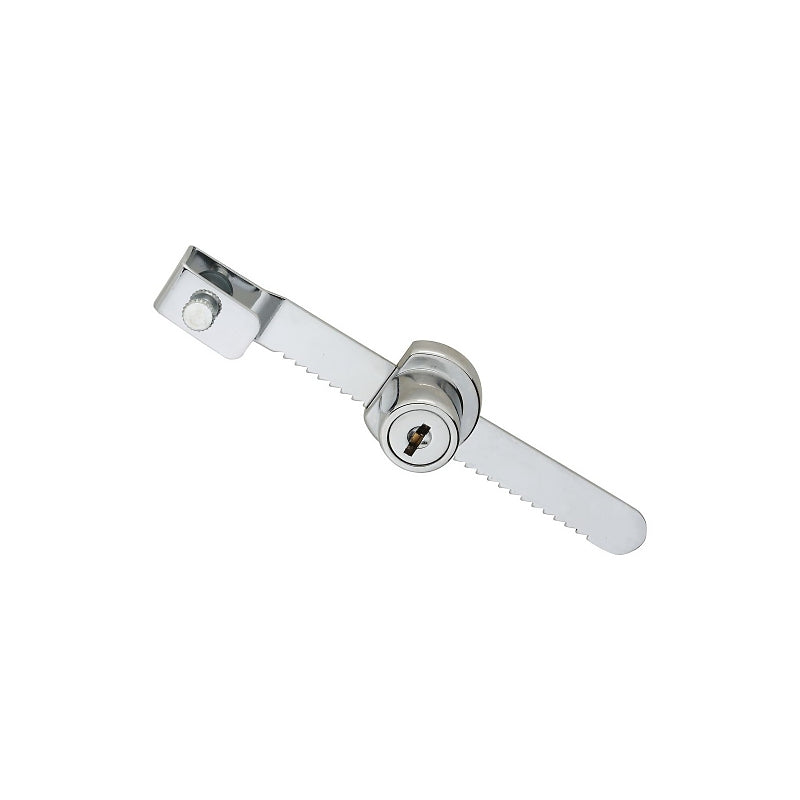 National Hardware VKA828 Series N185-306 Showcase Lock, Keyed Lock, Y13 Yale, B1 Cole Keyway, Steel/Zinc, Chrome