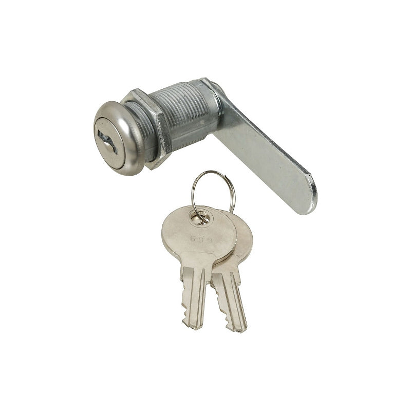 National Hardware VKA825 Series N192-484 Utility Lock, Keyed Lock, Y13 Yale, B1 Cole Keyway, Steel/Zinc, Chrome