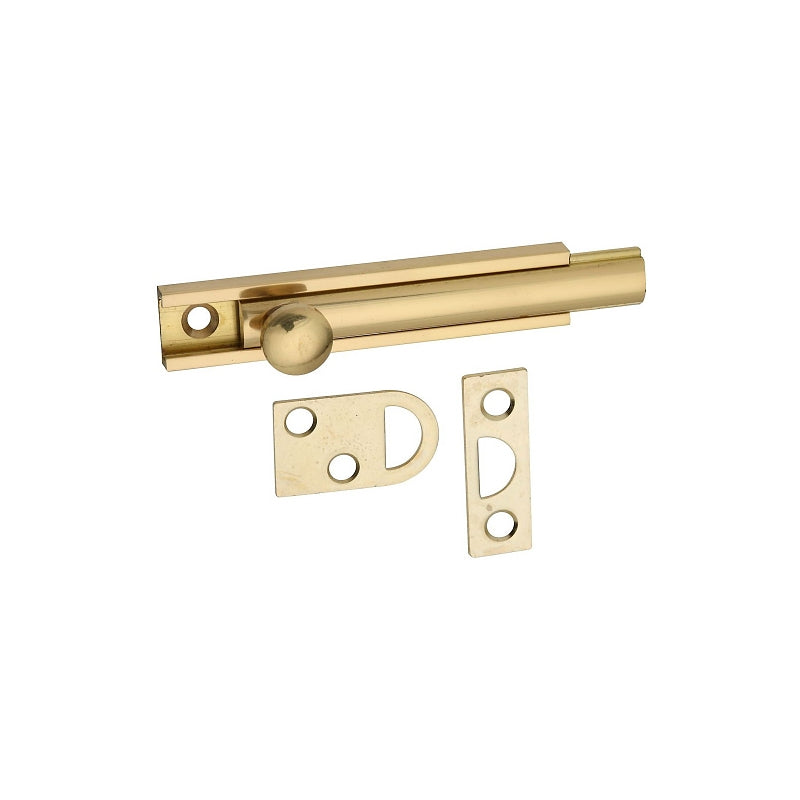 National Hardware V1922 Series N197-970 Flush Bolt, 3 in L, Solid Brass, 1/PK