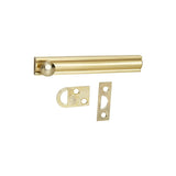 National Hardware V1922 Series N197-988 Flush Bolt, Polished, 4 in L, Solid Brass, 1/PK