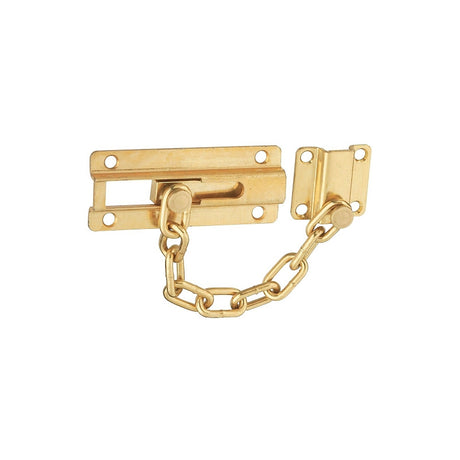 National Hardware V837S Series N199-703 Deadbolt and Chain Guard, Steel, Brass