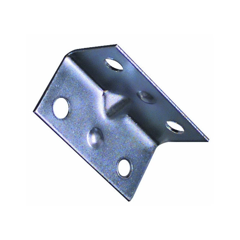 National Hardware V113 Series N206-920 Corner Brace, 1-1/2 in L, 3/4 in W, Steel, Zinc, 0.04 Thick Material