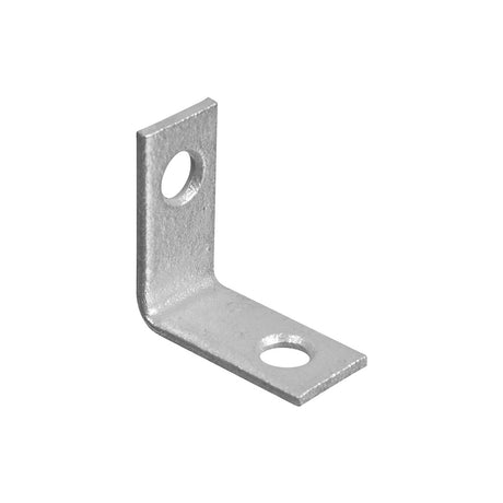 National Hardware V115 Series N208-728 Corner Brace, 1 in L, 1/2 in W, 1 in H, Galvanized Steel, 0.07 Thick Material