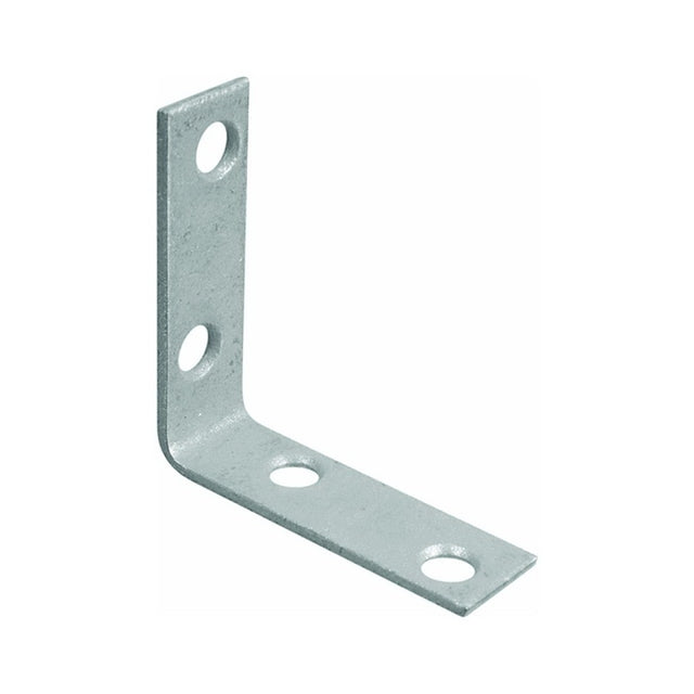 National Hardware V115 Series N208-744 Corner Brace, 2 in L, 5/8 in W, 2 in H, Galvanized Steel, 0.08 Thick Material