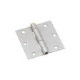 National Hardware N208-843 Broad Hinge, 3-1/2 in W Frame Leaf, Steel, Galvanized, Removable, Loose Pin, 70 lb