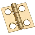 National Hardware N211-276 Decorative Narrow Hinge, 3/4 in L x 0.69 in W Dimensions, 3/4 in H Door Leaf, Brass