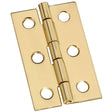 National Hardware N211-300 Decorative Narrow Hinge, 2 in L x 1.19 in W Dimensions, 2 in H Door Leaf, Brass, 5 lb