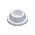 National Hardware N215-897 Door Stop, 1.9 in Dia Base, 0.72 in Projection, Plastic, White, 2/PK