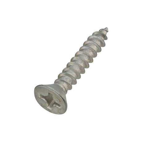 National Hardware N223-982 Screw, #12 Thread, 1-1/4 in L, Flat Head, Phillips Drive, Steel, Zinc