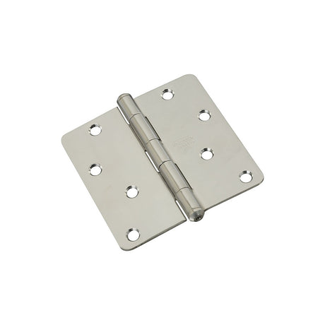 National Hardware N225-953 Door Hinge, Stainless Steel, Stainless Steel, Non-Rising, Removable Pin, 55 lb