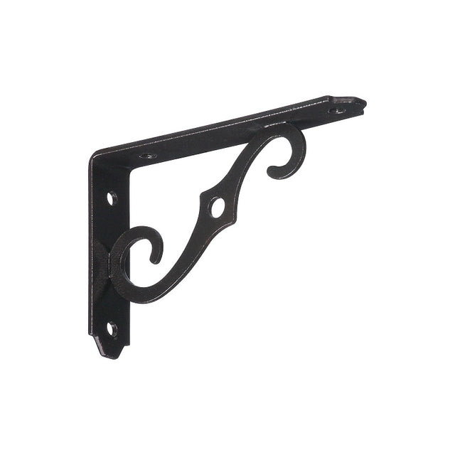 National Hardware 152BC N229-401 Shelf Bracket, 80 lb, 5 in L, 0.94 in H, Steel, Antique Bronze